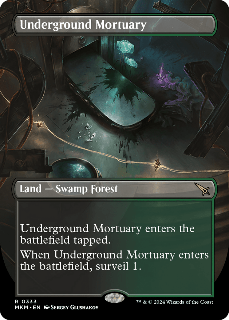 Underground Mortuary (Borderless) [Murders at Karlov Manor] MTG Single Magic: The Gathering  | Multizone: Comics And Games