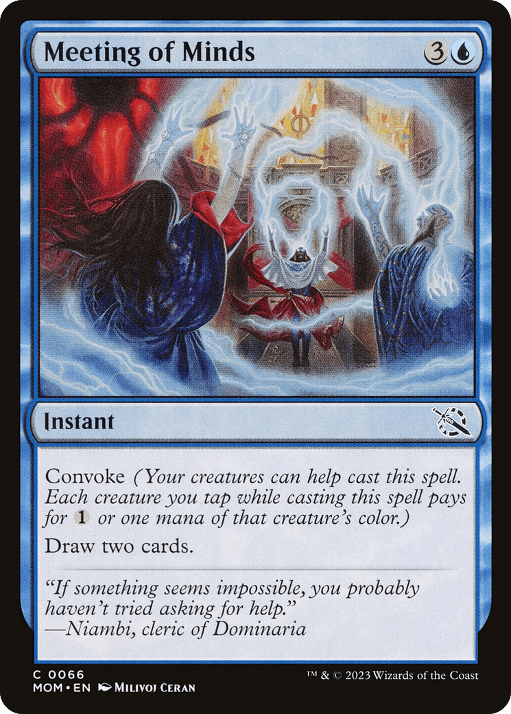 Meeting of Minds [March of the Machine] MTG Single Magic: The Gathering  | Multizone: Comics And Games