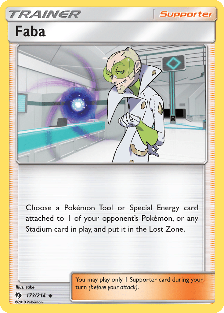 Faba (173/214) [Sun & Moon: Lost Thunder] Pokemon Single Pokémon  | Multizone: Comics And Games