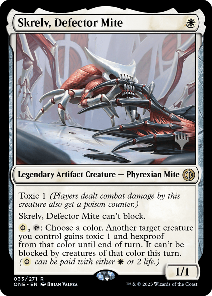 Skrelv, Defector Mite (Promo Pack) [Phyrexia: All Will Be One Promos] MTG Single Magic: The Gathering  | Multizone: Comics And Games