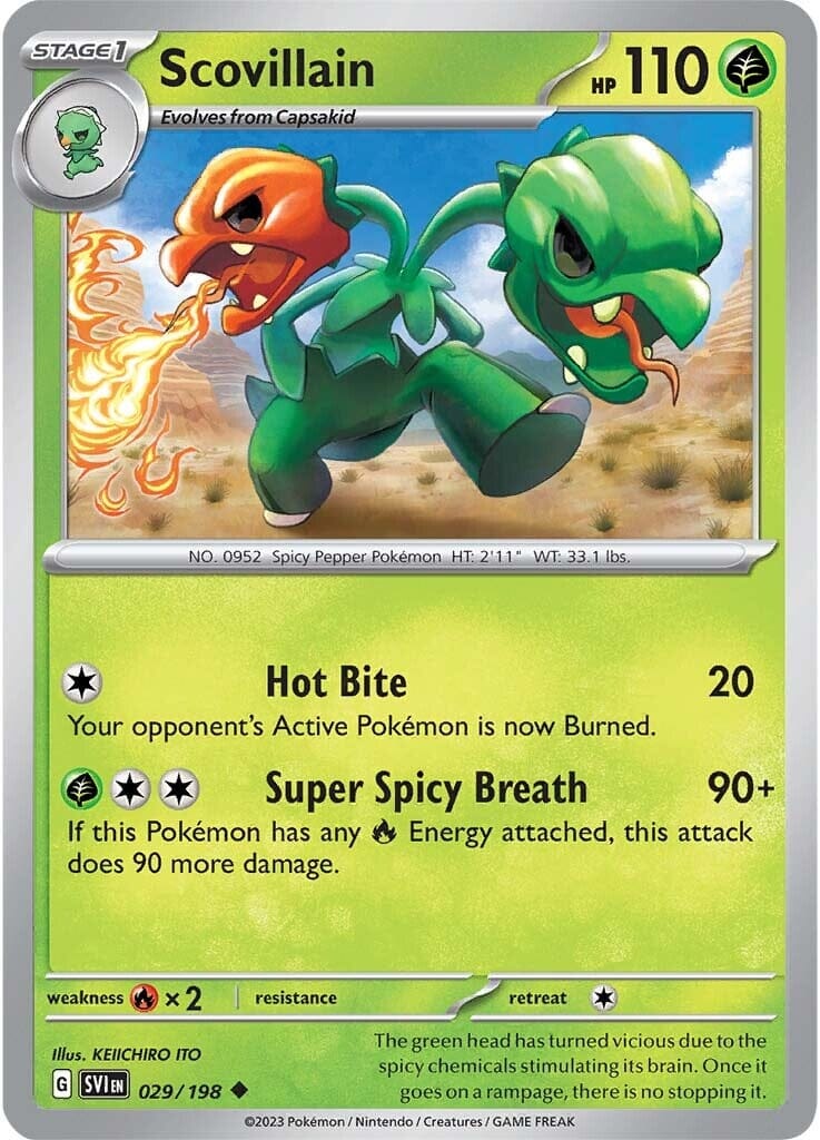 Scovillain (029/198) [Scarlet & Violet: Base Set] Pokemon Single Pokémon  | Multizone: Comics And Games