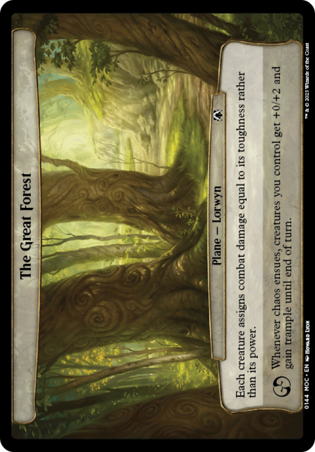 The Great Forest [March of the Machine Commander] MTG Single Magic: The Gathering  | Multizone: Comics And Games