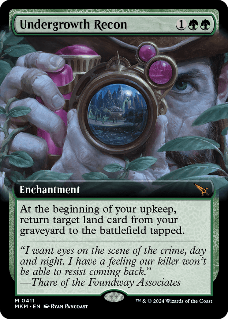 Undergrowth Recon (Extended Art) [Murders at Karlov Manor] MTG Single Magic: The Gathering  | Multizone: Comics And Games