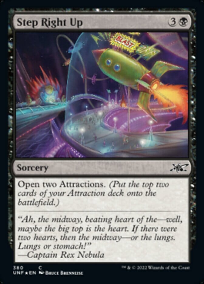 Step Right Up (Galaxy Foil) [Unfinity] MTG Single Magic: The Gathering  | Multizone: Comics And Games