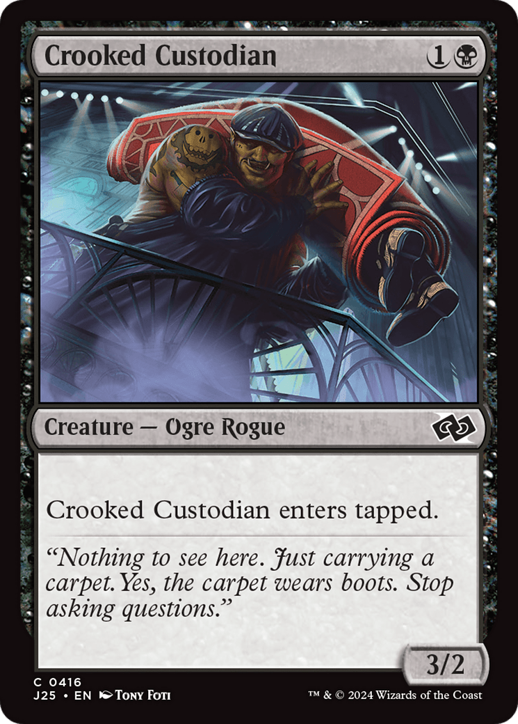 Crooked Custodian [Foundations Jumpstart] MTG Single Magic: The Gathering  | Multizone: Comics And Games