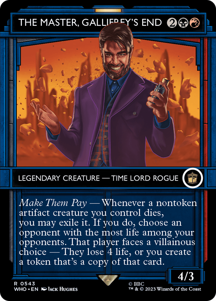 The Master, Gallifrey's End (Showcase) [Doctor Who] MTG Single Magic: The Gathering  | Multizone: Comics And Games