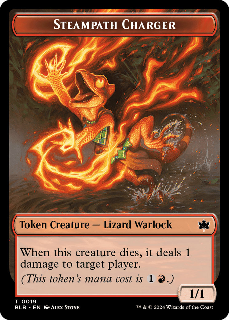 Steampath Charger Token [Bloomburrow Tokens] MTG Single Magic: The Gathering  | Multizone: Comics And Games