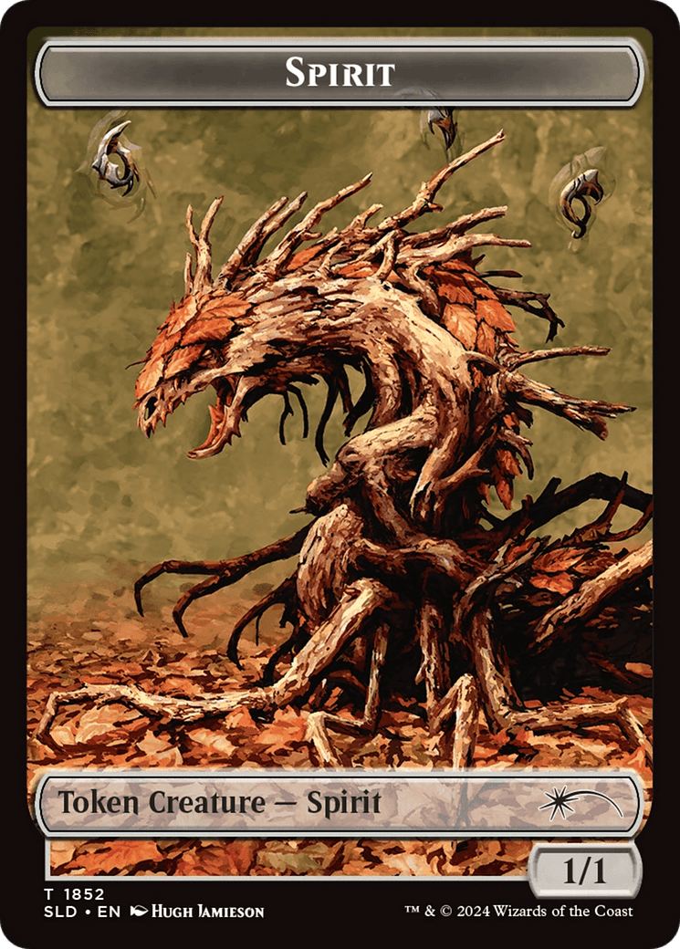 Spirit (SLD) // Shapeshifter (KHM) Double-Sided Token [Secret Lair: From Cute to Brute Tokens] MTG Single Magic: The Gathering  | Multizone: Comics And Games
