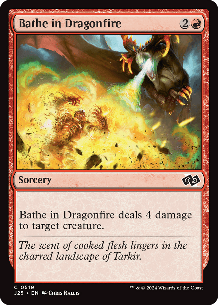 Bathe in Dragonfire [Foundations Jumpstart] MTG Single Magic: The Gathering  | Multizone: Comics And Games