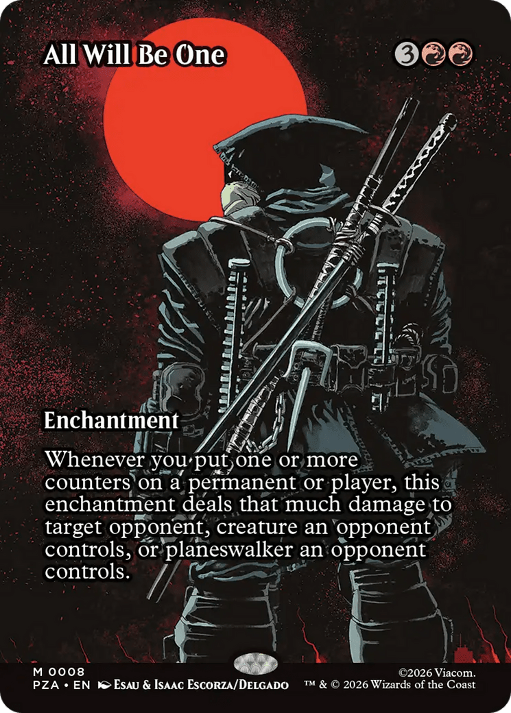 All Will Be One (Borderless) [Teenage Mutant Ninja Turtles Eternal-Legal] MTG Single Magic: The Gathering  | Multizone: Comics And Games