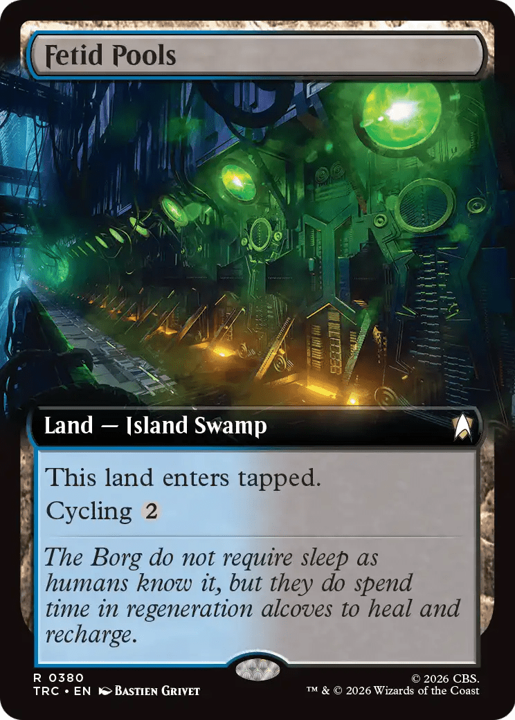 Fetid Pools (Extended Art) [Star Trek Commander] MTG Single Magic: The Gathering  | Multizone: Comics And Games
