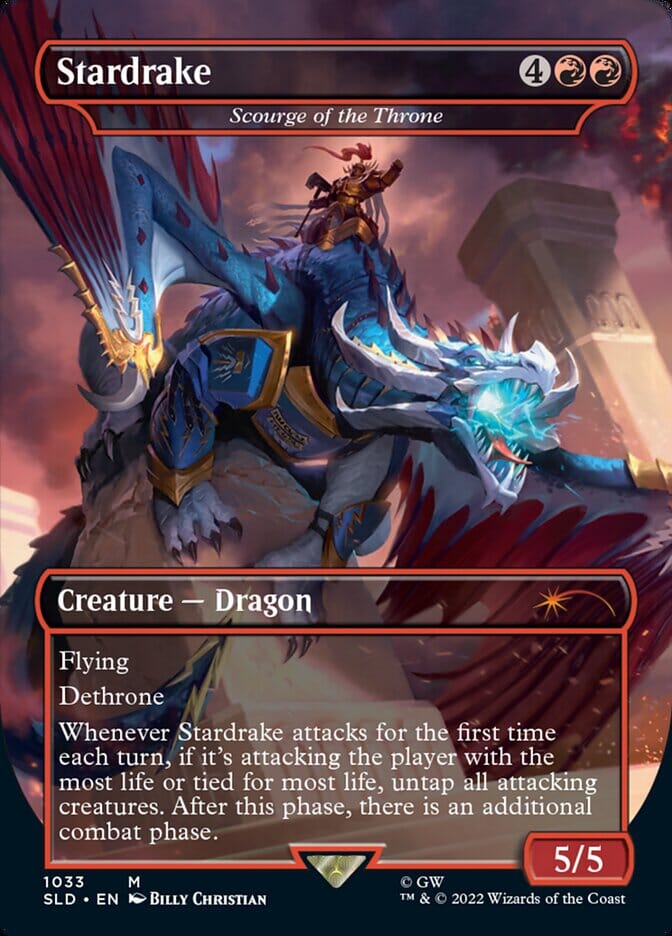 Stardrake - Scourge of the Throne (Borderless) [Secret Lair Drop Series] MTG Single Magic: The Gathering  | Multizone: Comics And Games