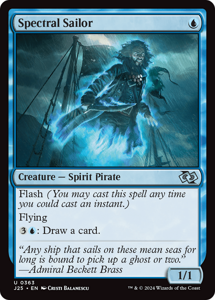 Spectral Sailor [Foundations Jumpstart] MTG Single Magic: The Gathering  | Multizone: Comics And Games