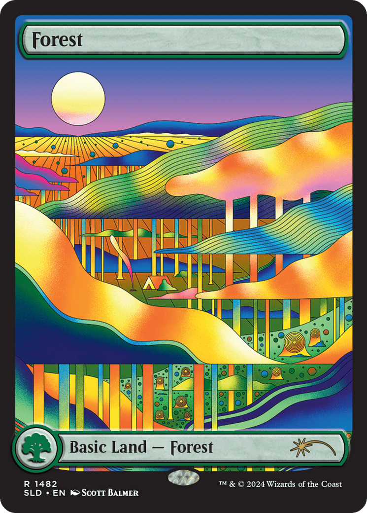 Forest (1482) [Secret Lair Drop Series] MTG Single Magic: The Gathering  | Multizone: Comics And Games