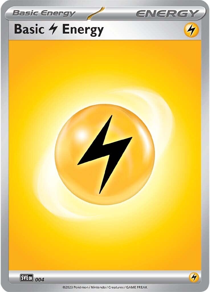 Lightning Energy (004) [Scarlet & Violet: Base Set] Pokemon Single Pokémon  | Multizone: Comics And Games