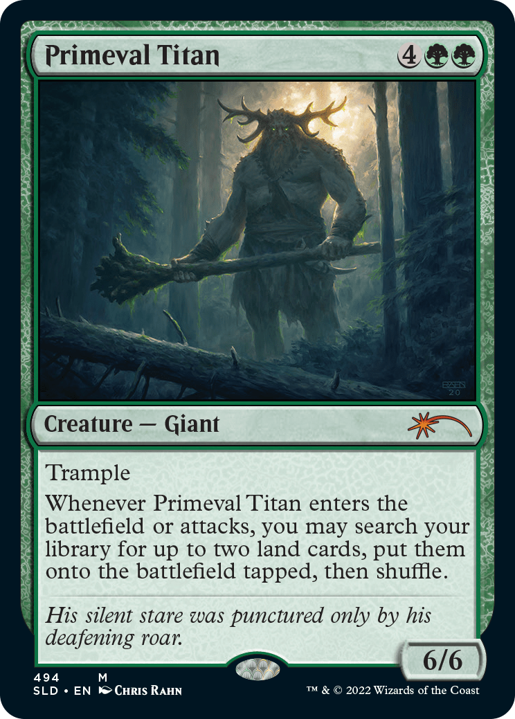 Primeval Titan (494) [Secret Lair Drop Series] MTG Single Magic: The Gathering  | Multizone: Comics And Games