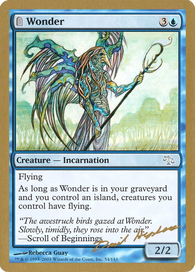 Wonder (Dave Humpherys) [World Championship Decks 2003] MTG Single Magic: The Gathering  | Multizone: Comics And Games