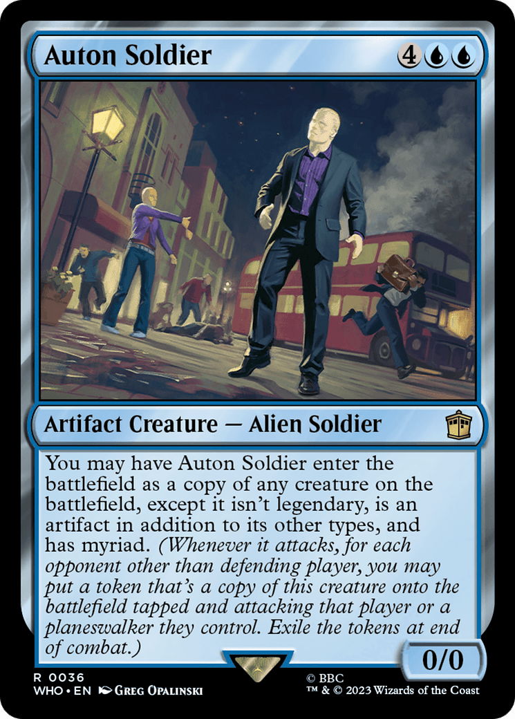 Auton Soldier [Doctor Who] MTG Single Magic: The Gathering  | Multizone: Comics And Games