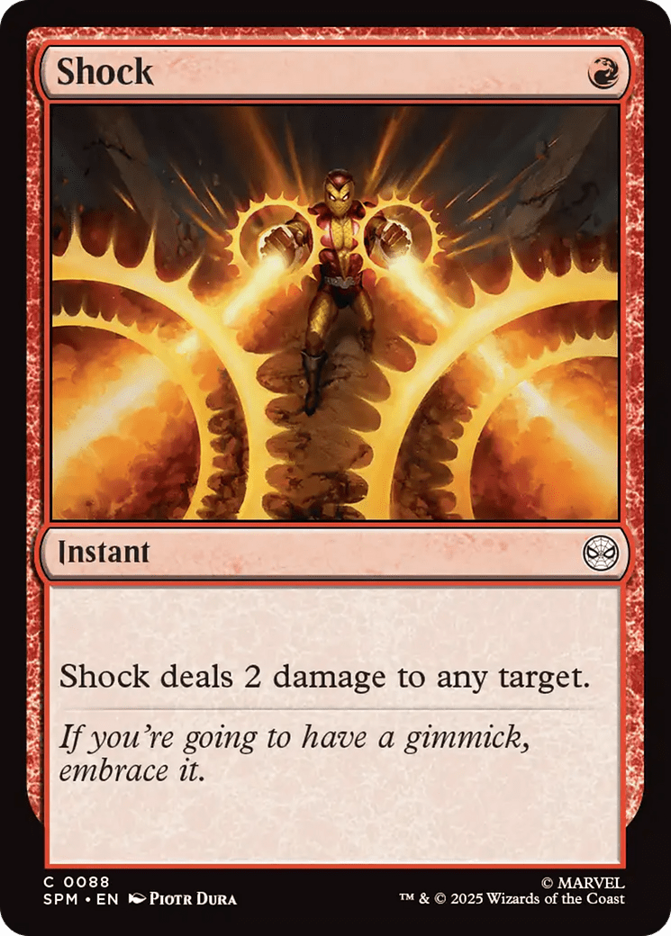 Shock [Marvel's Spider-Man] MTG Single Magic: The Gathering  | Multizone: Comics And Games
