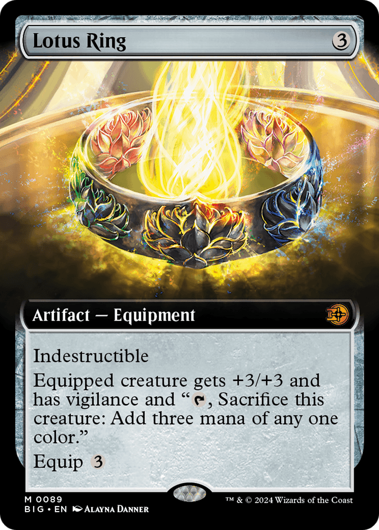 Lotus Ring (Extended Art) [Outlaws of Thunder Junction: The Big Score] MTG Single Magic: The Gathering  | Multizone: Comics And Games