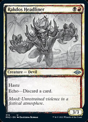 Rakdos Headliner (Sketch) [Modern Horizons 2] MTG Single Magic: The Gathering  | Multizone: Comics And Games