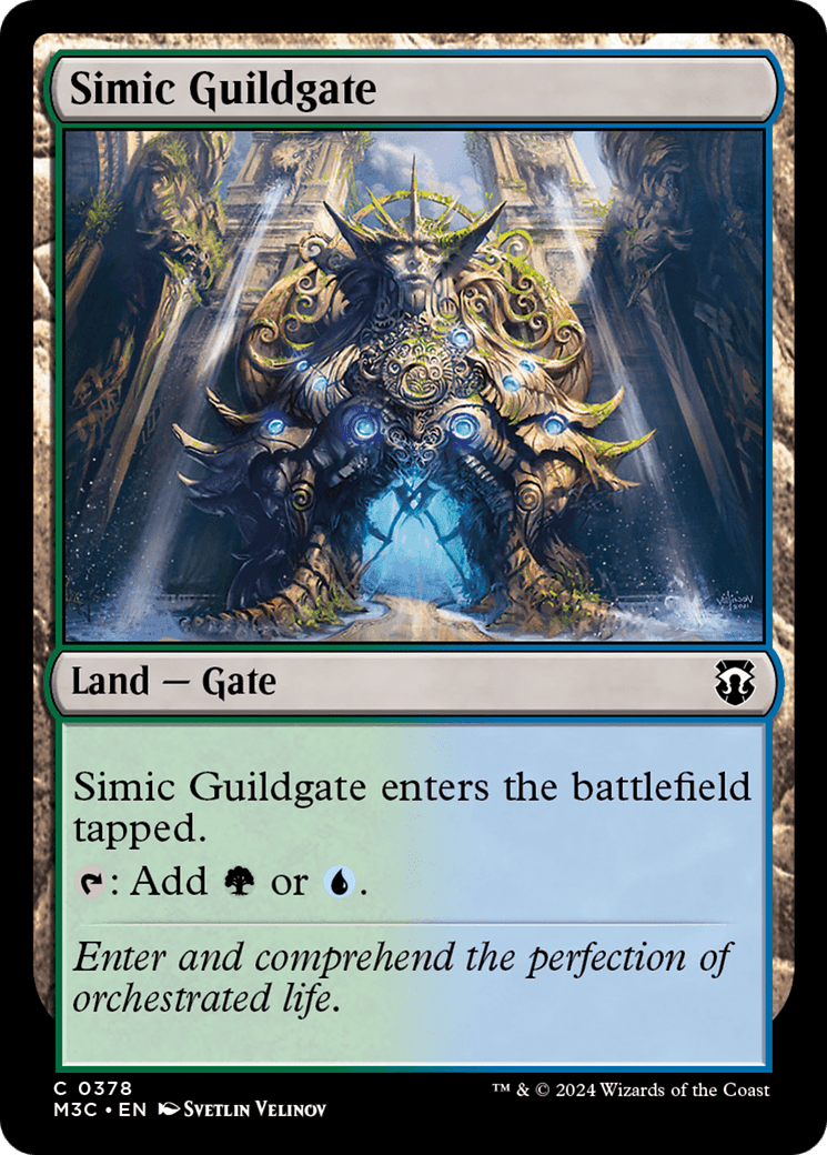 Simic Guildgate (Ripple Foil) [Modern Horizons 3 Commander] MTG Single Magic: The Gathering  | Multizone: Comics And Games