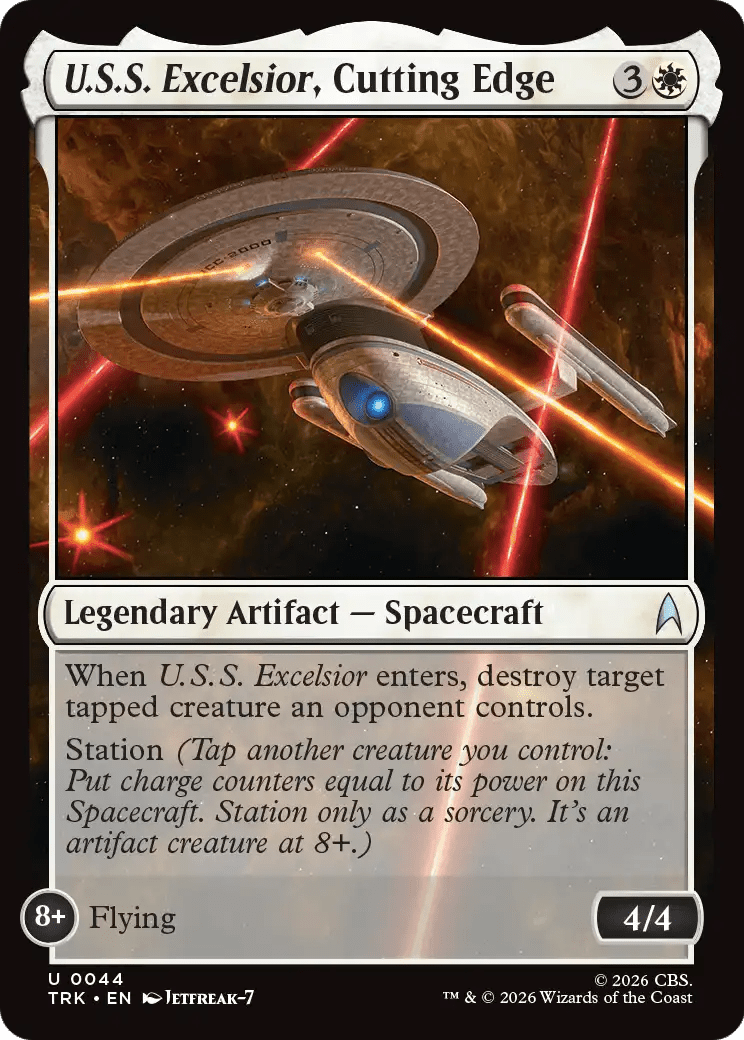 U.S.S. Excelsior, Cutting Edge [Star Trek] MTG Single Magic: The Gathering  | Multizone: Comics And Games