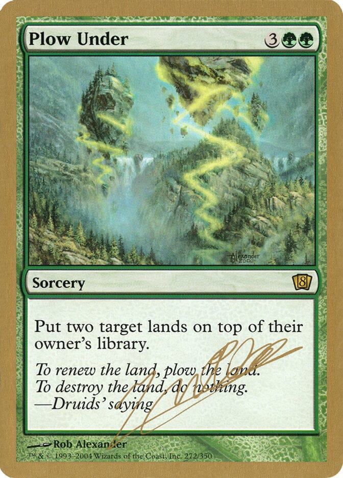 Plow Under (Julien Nuijten) [World Championship Decks 2004] MTG Single Magic: The Gathering  | Multizone: Comics And Games