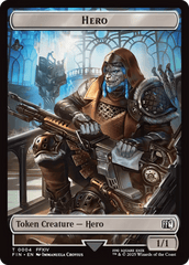 Bird // Hero (0004) Double Sided Token [FINAL FANTASY Commander Tokens] MTG Single Magic: The Gathering  | Multizone: Comics And Games