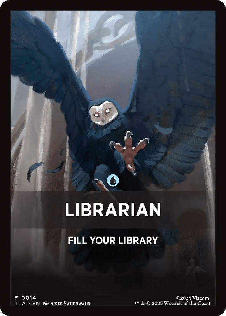 Librarian Theme Card [Avatar: The Last Airbender Tokens] MTG Single Magic: The Gathering  | Multizone: Comics And Games