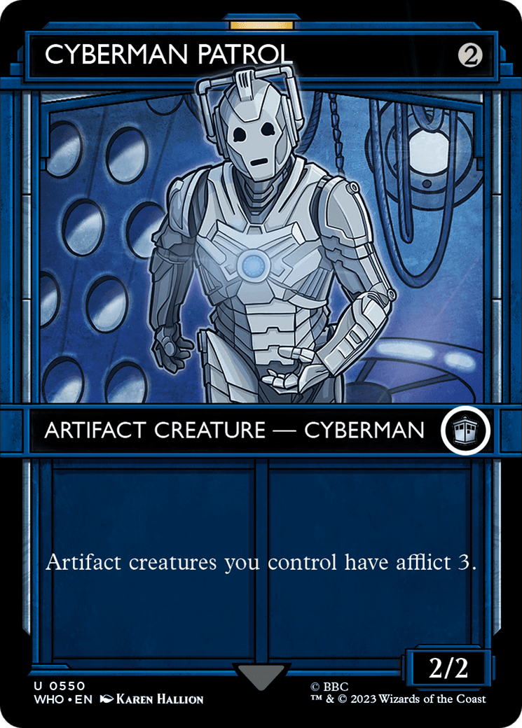 Cyberman Patrol (Showcase) [Doctor Who] MTG Single Magic: The Gathering  | Multizone: Comics And Games