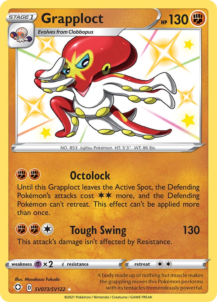 Grapploct (SV073/SV122) [Sword & Shield: Shining Fates] Pokemon Single Pokémon  | Multizone: Comics And Games