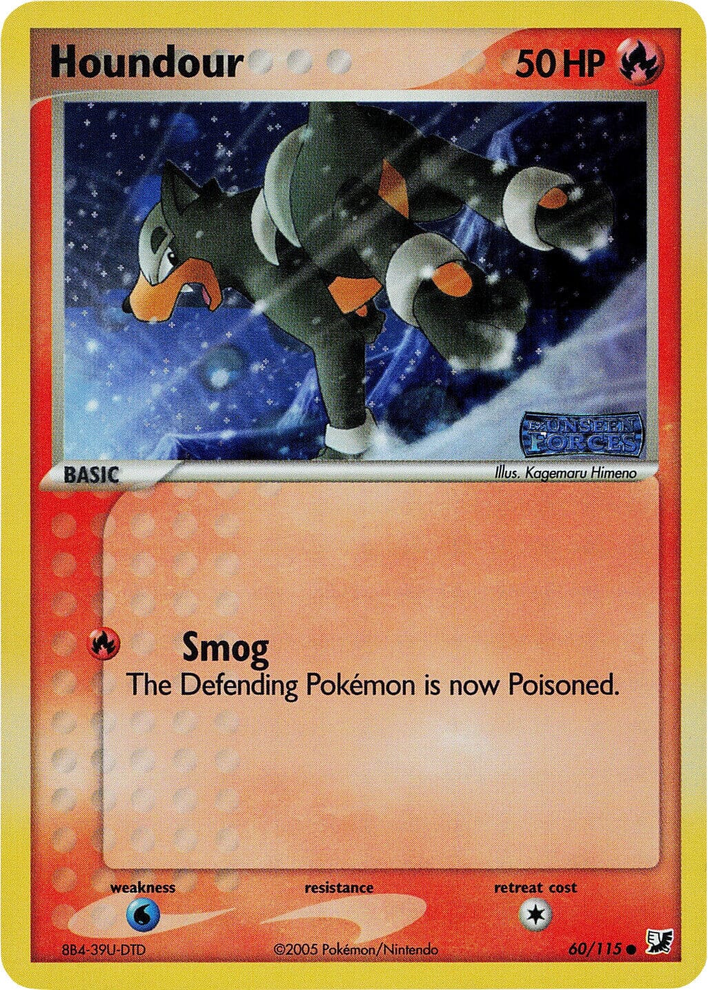 Houndour (60/115) (Stamped) [EX: Unseen Forces] Pokemon Single Pokémon  | Multizone: Comics And Games