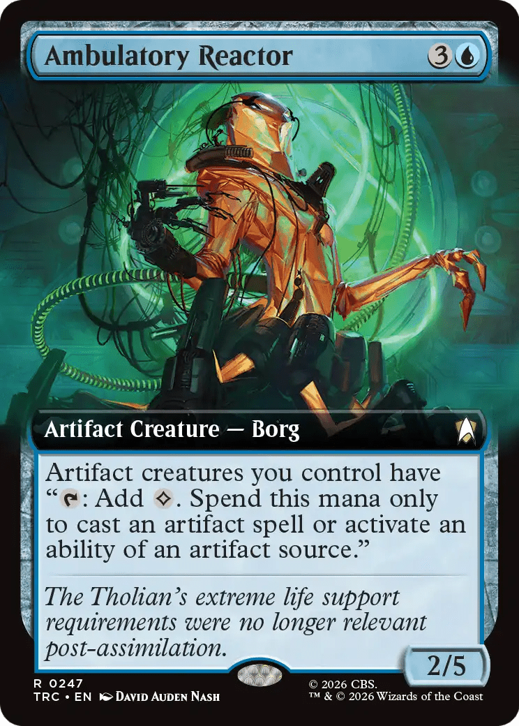 Ambulatory Reactor (Extended Art) [Star Trek Commander] MTG Single Magic: The Gathering  | Multizone: Comics And Games