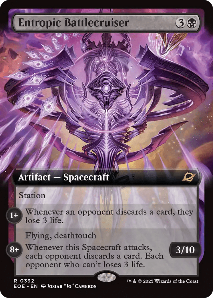 Entropic Battlecruiser (Extended Art) [Edge of Eternities] MTG Single Magic: The Gathering  | Multizone: Comics And Games