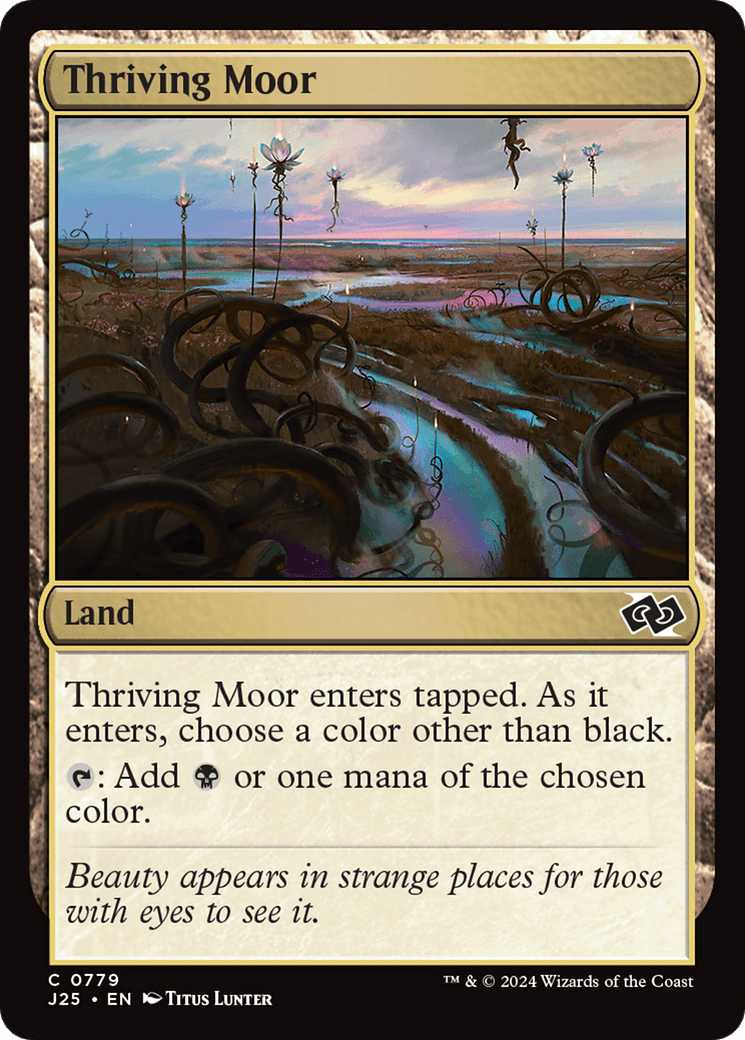 Thriving Moor [Foundations Jumpstart] MTG Single Magic: The Gathering  | Multizone: Comics And Games