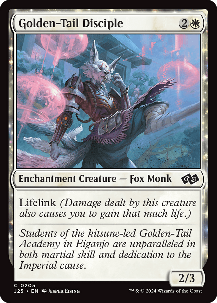 Golden-Tail Disciple [Foundations Jumpstart] MTG Single Magic: The Gathering  | Multizone: Comics And Games