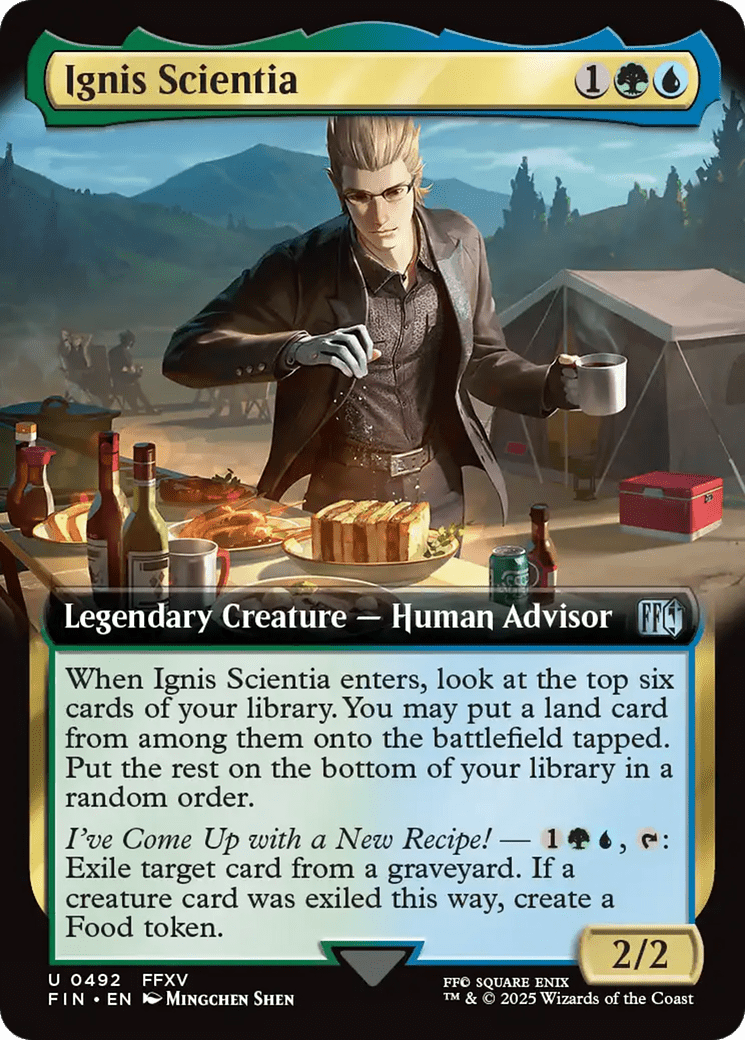 Ignis Scientia (Extended Art) [FINAL FANTASY] MTG Single Magic: The Gathering  | Multizone: Comics And Games