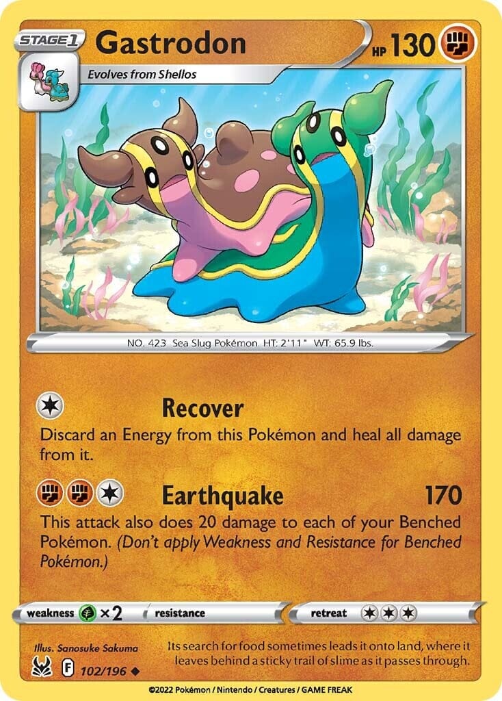 Gastrodon (102/196) [Sword & Shield: Lost Origin] Pokemon Single Pokémon  | Multizone: Comics And Games