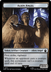 Alien Angel // Cyberman Double-Sided Token [Doctor Who Tokens] MTG Single Magic: The Gathering  | Multizone: Comics And Games