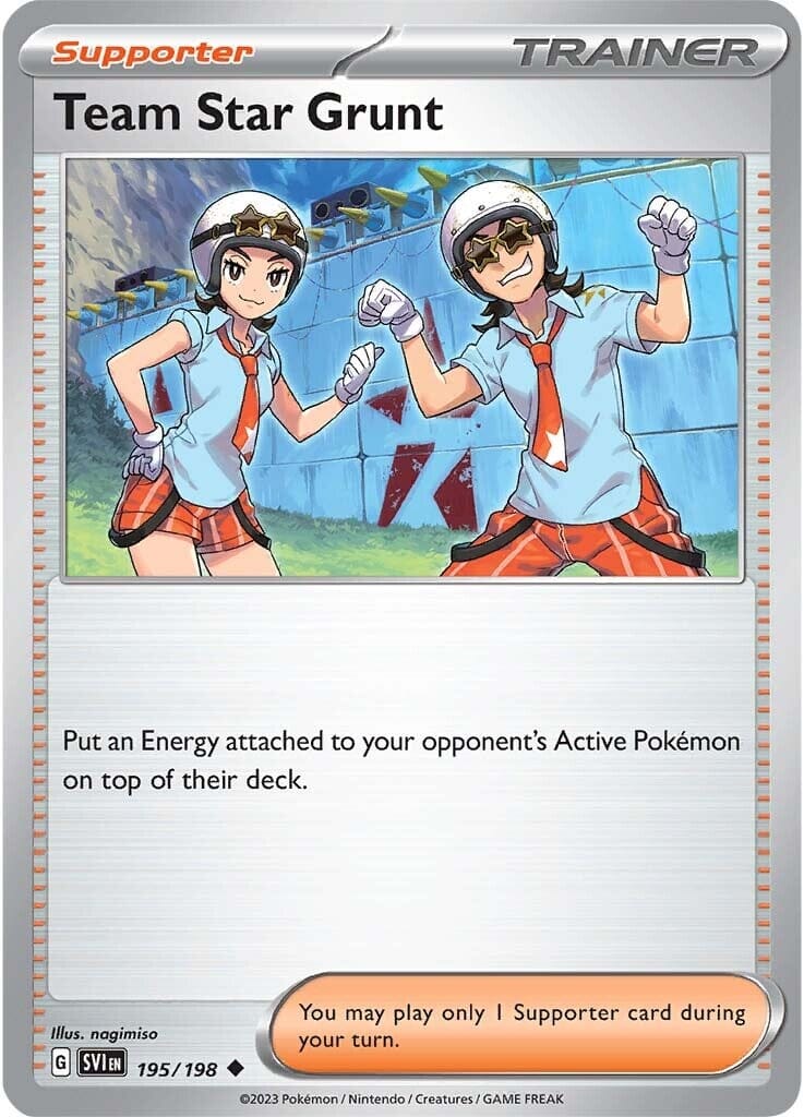 Team Star Grunt (195/198) [Scarlet & Violet: Base Set] Pokemon Single Pokémon  | Multizone: Comics And Games