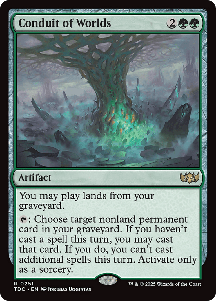 Conduit of Worlds [Tarkir: Dragonstorm Commander] MTG Single Magic: The Gathering  | Multizone: Comics And Games