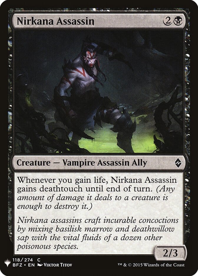 Nirkana Assassin [Mystery Booster] MTG Single Magic: The Gathering  | Multizone: Comics And Games
