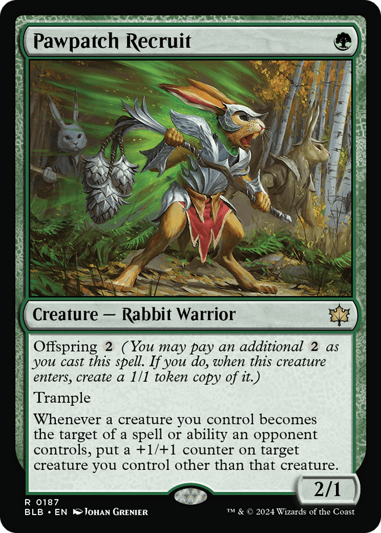 Pawpatch Recruit [Bloomburrow] MTG Single Magic: The Gathering  | Multizone: Comics And Games