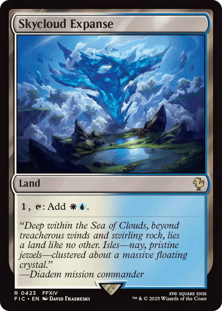 Skycloud Expanse [FINAL FANTASY Commander] MTG Single Magic: The Gathering  | Multizone: Comics And Games