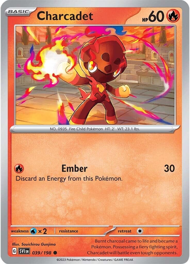 Charcadet (039/198) [Scarlet & Violet: Base Set] Pokemon Single Pokémon  | Multizone: Comics And Games