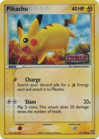 Pikachu (57/108) (Stamped) [EX: Power Keepers] Pokemon Single Pokémon  | Multizone: Comics And Games