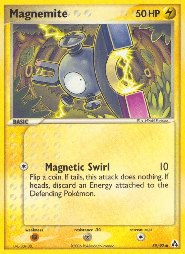 Magnemite (59/92) [EX: Legend Maker] Pokemon Single Pokémon  | Multizone: Comics And Games
