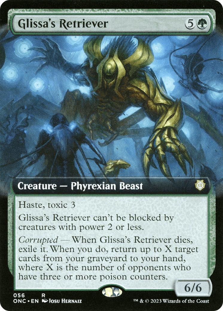 Glissa's Retriever (Extended Art) [Phyrexia: All Will Be One Commander] MTG Single Magic: The Gathering  | Multizone: Comics And Games