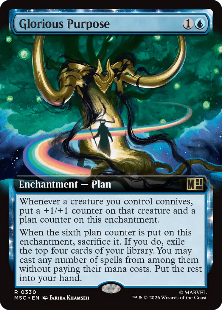Glorious Purpose (Extended Art) [Marvel Super Heroes Commander] | Multizone: Comics And Games